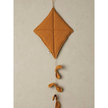 Wanddecoratie KITE 40x33 cm mosselin jute