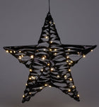 Light-Up Christmas Star - Black - 40 Cm - 60 LED