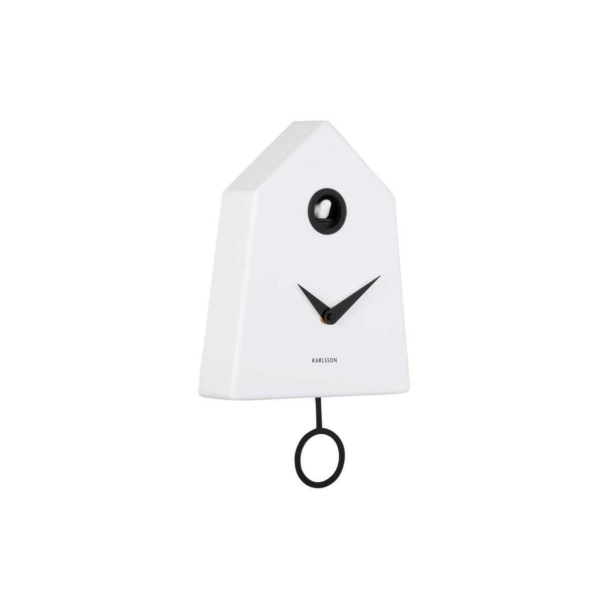 Wandklok Grafico 22x36 cm wit