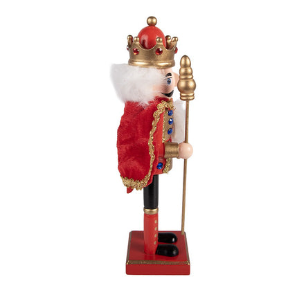 Notenkraker decoratie 7x6x25 cm rood hout