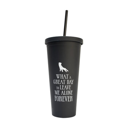 Wednesday - cup with straw