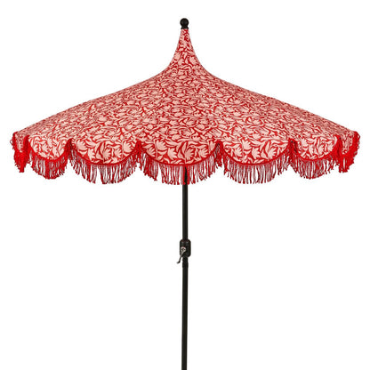 Parasol 235 cm rood polyester