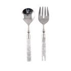Hammered Silver Salad Servers