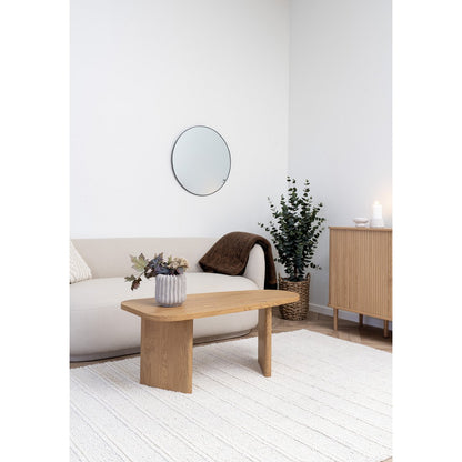 Salontafel 100x50x41 cm MDF decor paper houten poten