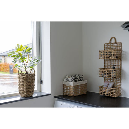 Opbergmand papier naturel set van 2