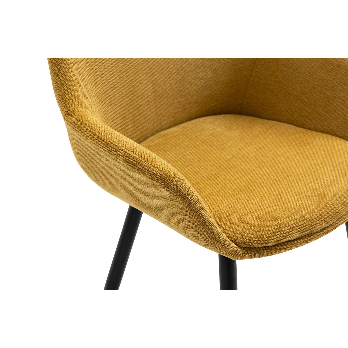 Fauteuil geel set van 2