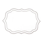 Onderplaat 44x29x1 cm polyesther wit zilver