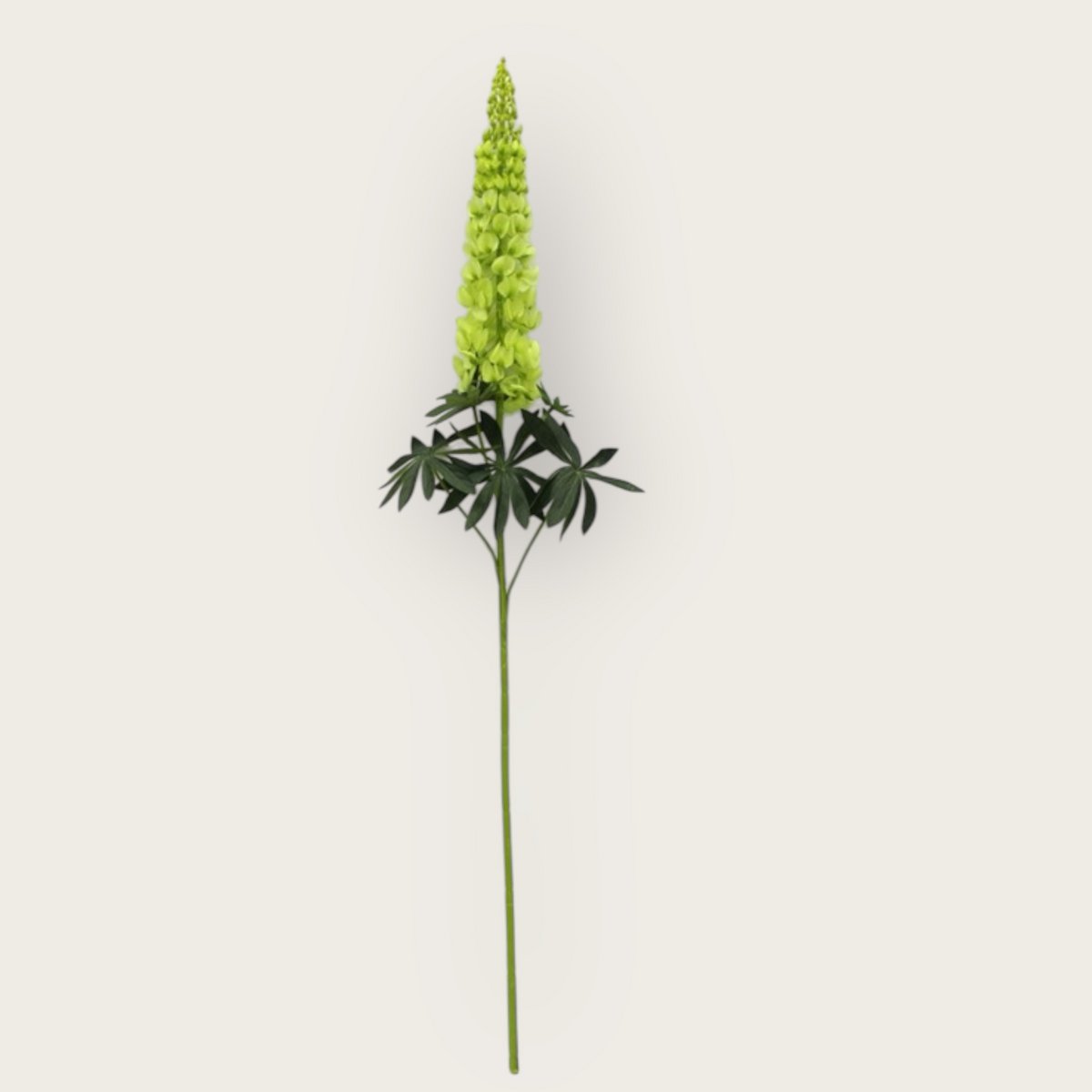 Kunstbloem Lupinus zijde 105 cm groen