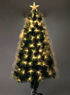 Kerstboom 90 cm fiber optic warm wit