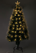 Kerstboom fiber optic 120 cm warm wit