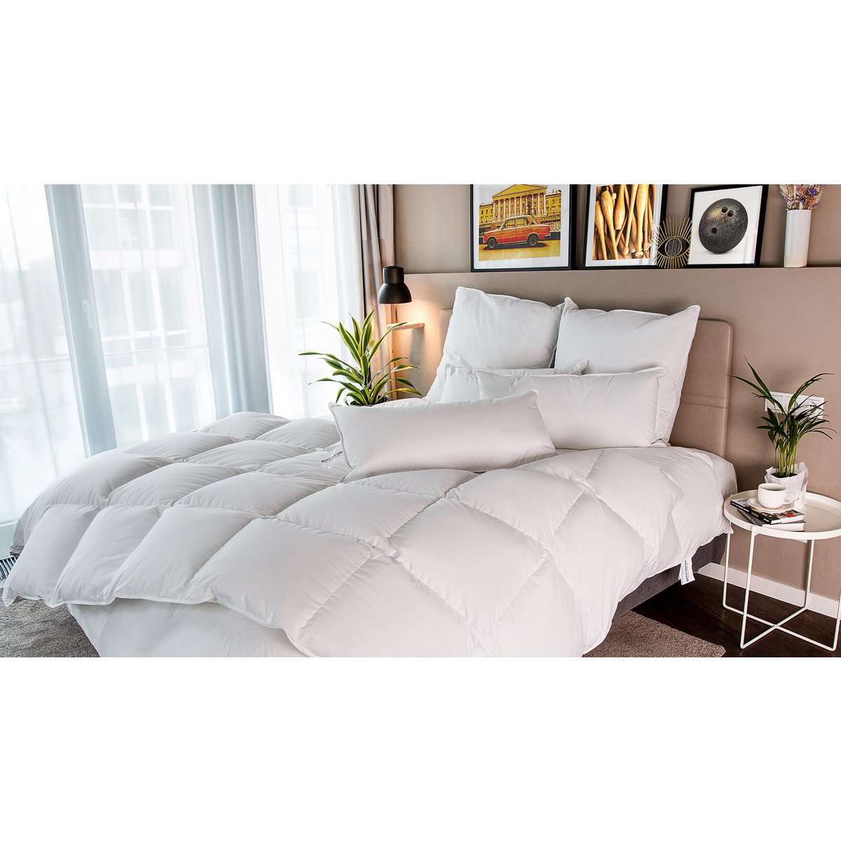 Winterdekbed donzen 135x200 cm 1300g extra warm