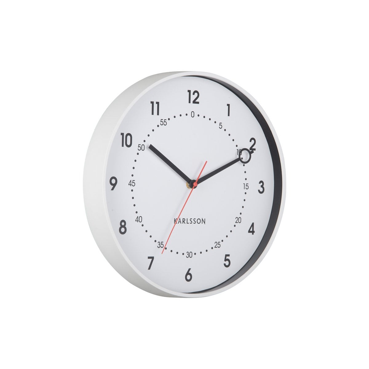 Wandklok Karlsson Fresco 32 cm wit