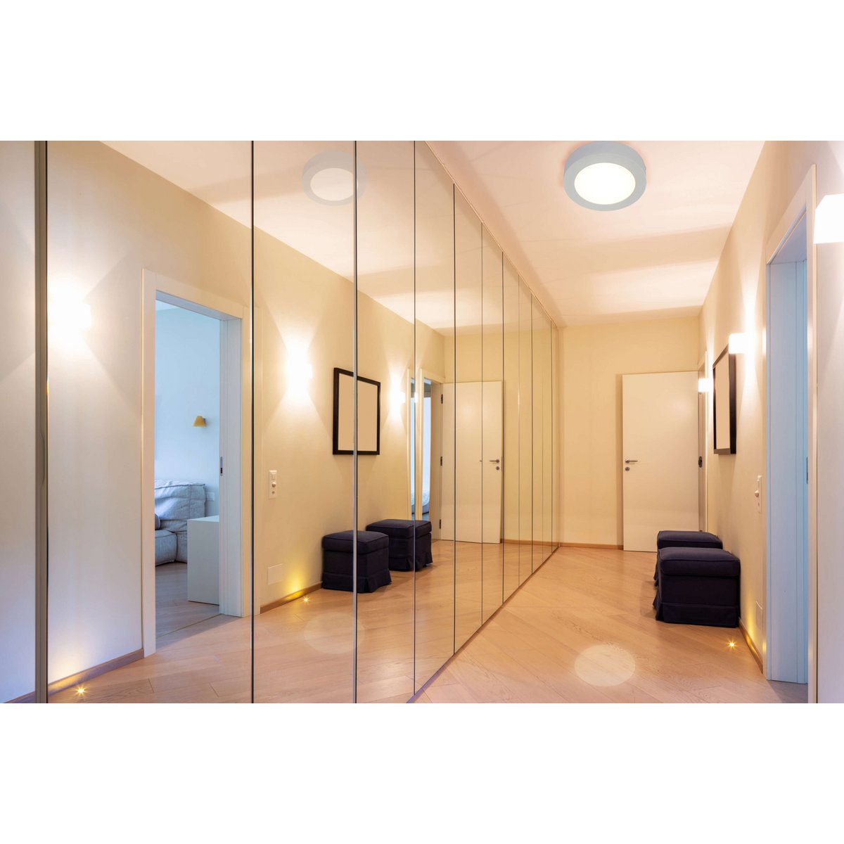 LED ceiling light "simplex" D: 12 cm
