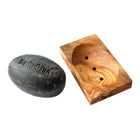 Zeephouder olijfhout vierkant 11x7x1.8 cm