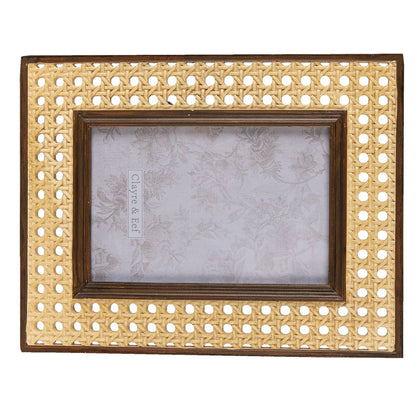 Fotolijst 10x15 cm polyresin bruin beige