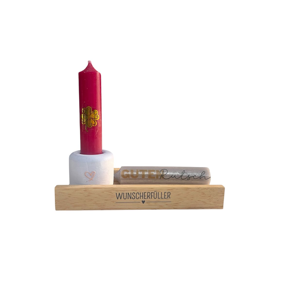 Nieuwjaar Nieuwe Wens: Taper Kaarsenset