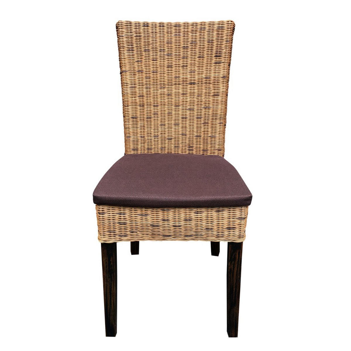 Eetkamerstoel Rattan Conservatorium Cocktool Stijlvol Bruin
