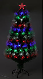 Kerstboom fiber optic 120 cm multicolor