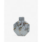 Golden lacquer marble pattern hexagonal decorative pot (small size)