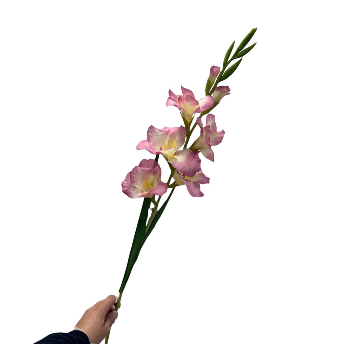 Kunstbloem gladiolen zijde 91 cm