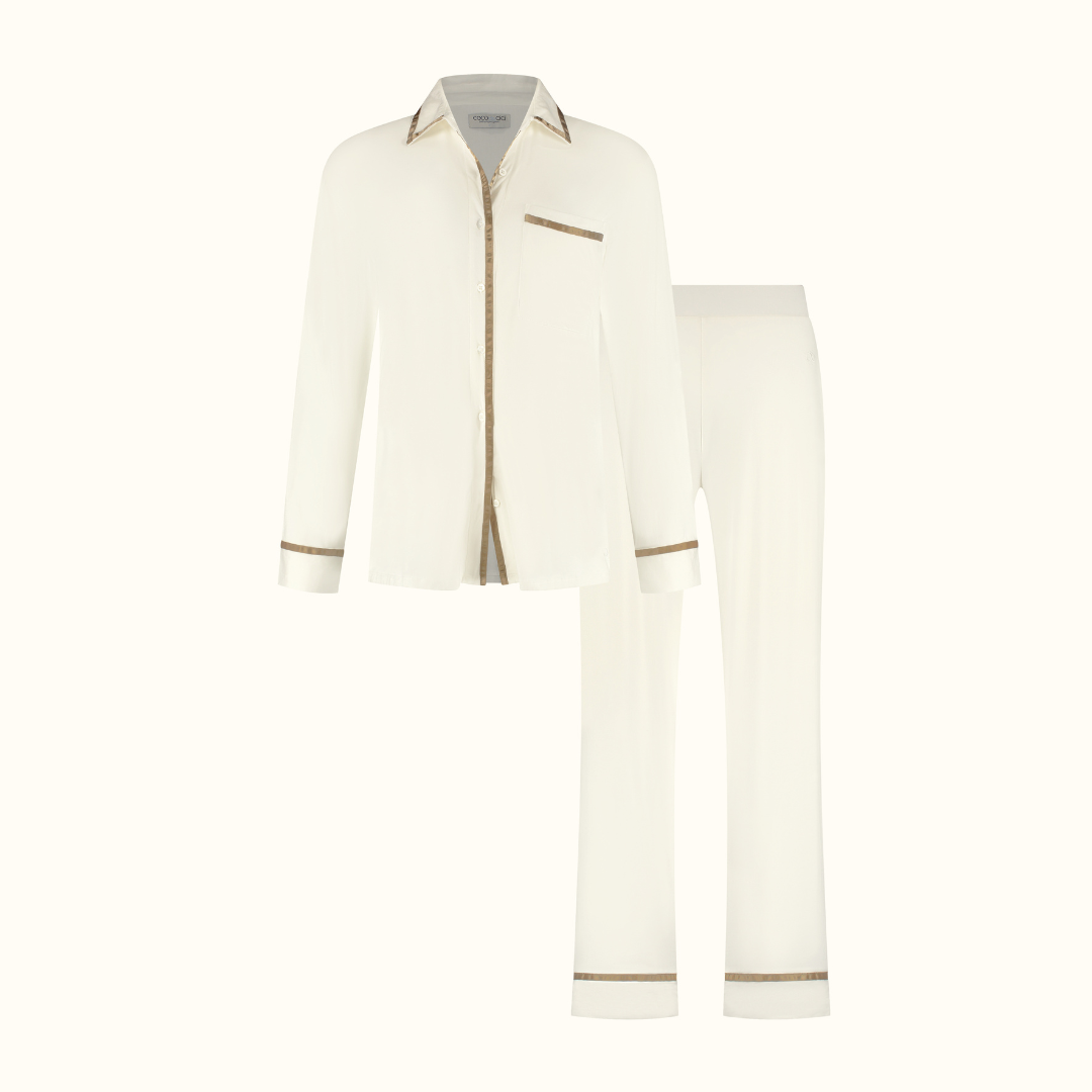 Pyjama set dames TENCEL™ modal off white