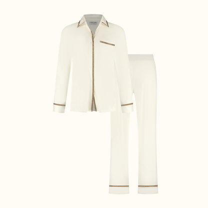 Pyjama set dames TENCEL™ modal off white