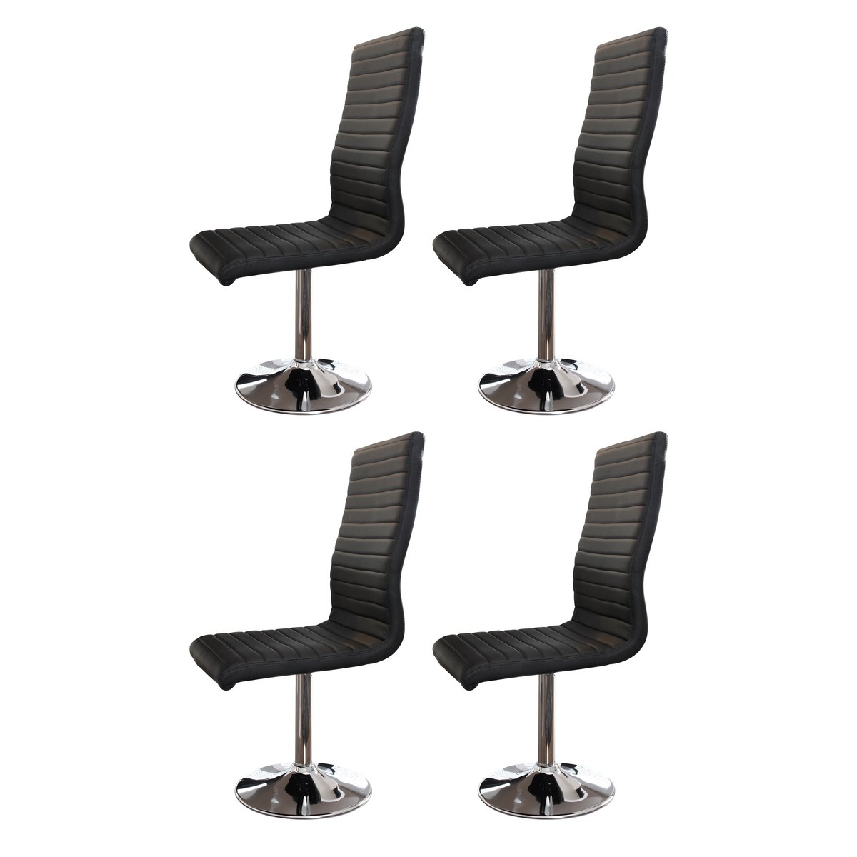 Eetgroep 6 personen 160x90x76 cm wit hoogglans