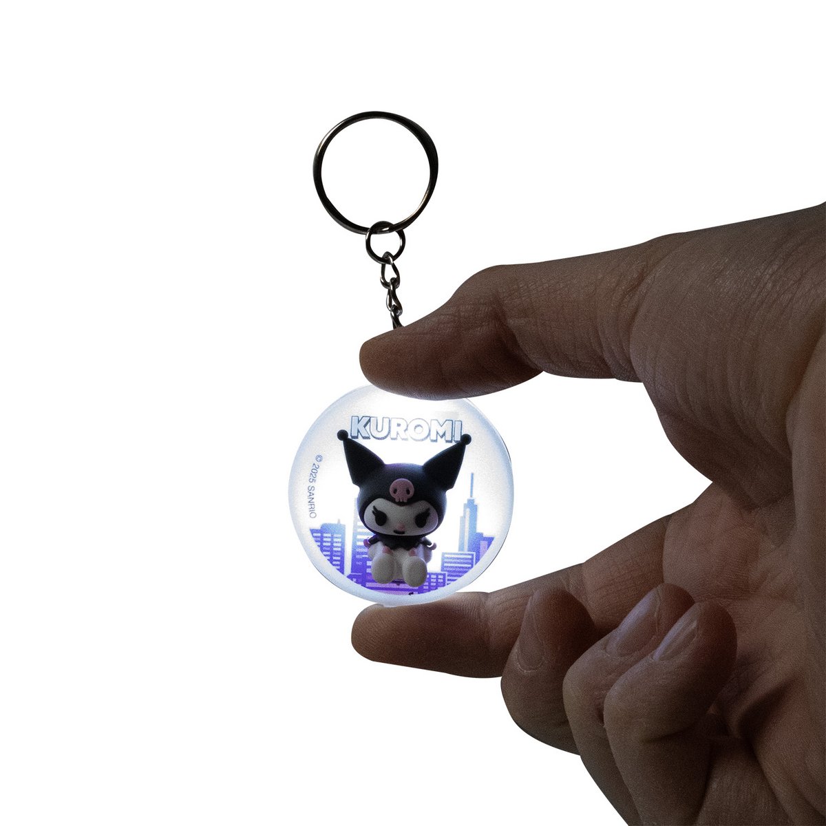 Sleutelhanger Kuromi lichtgevend