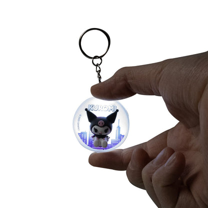 Sleutelhanger Kuromi lichtgevend