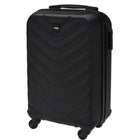 Reiskoffer 53 cm zwart spinner wielen