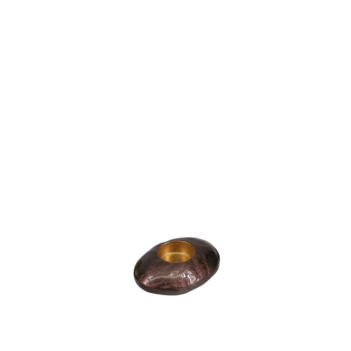 Chestnut aluminum knob 11.5x8.5x4cm