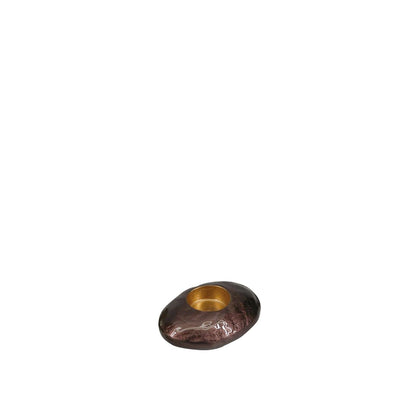 Chestnut aluminum knob 11.5x8.5x4cm