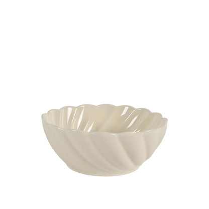 Coupelle 15x15x6 cm ecru porselein
