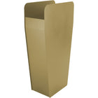 Paraplubak 58 cm gerecycled metaal 6 vakken