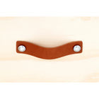 Leren handgreep Cognac L 15x3 cm