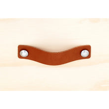 Leather handle Cognac