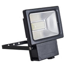 Spotlight Outdoor Lamp Metal Glass Black Integrated LED