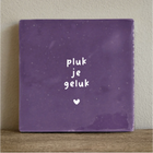 Tegeltje decoratie 10x10 cm