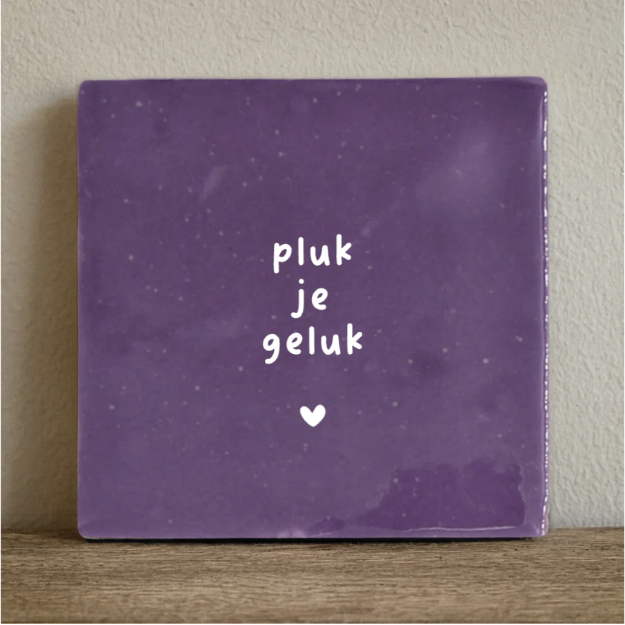 Tegeltje decoratie 10x10 cm