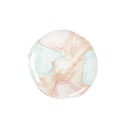 Bord rond 26,3 cm multicolor porselein