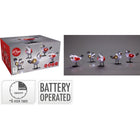 Kerstfiguur vogels acryl LED set 5 stuks