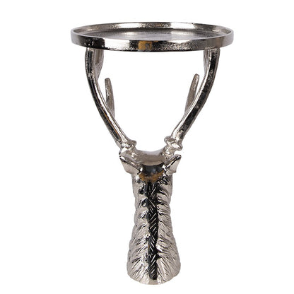 Decoratieschaal Ø 25x38 cm zilver aluminium