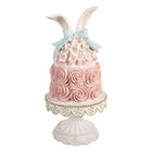 Decorative Figure Cake Ø 17x35 cm White Plastic