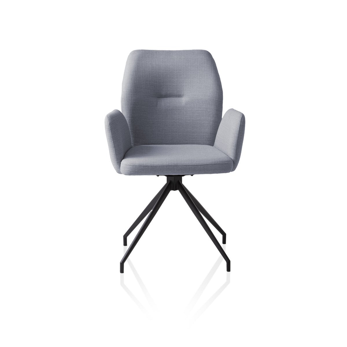 Fauteuil draaibaar donkergrijs