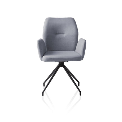 Fauteuil draaibaar donkergrijs
