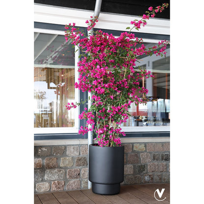 Plantenpot 50x65 cm zwart fiberstone