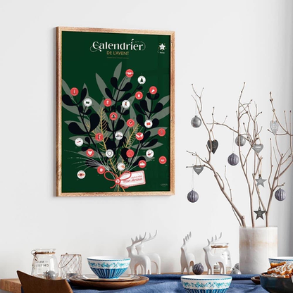 Scratch Off Advent Calendar for Couples (French version)