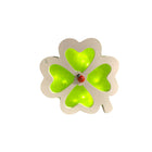 Klaverbladdecor lichtgevend 10 cm jesmonite