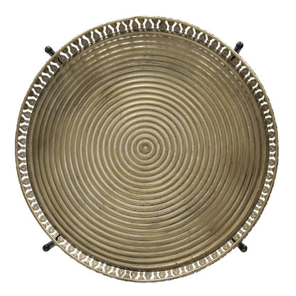 Bijzettafel Ø 49x52 cm Koperkleurig IJzer