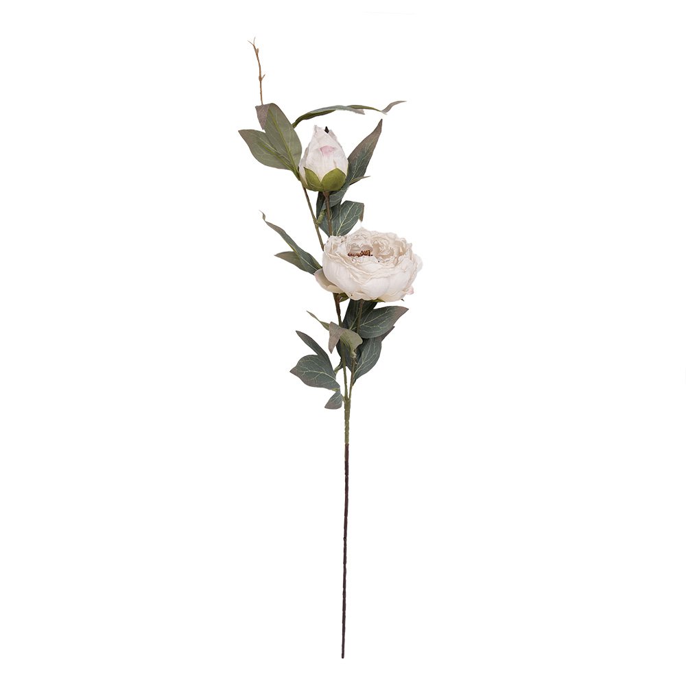 Artificial flower 83 cm White Plastic